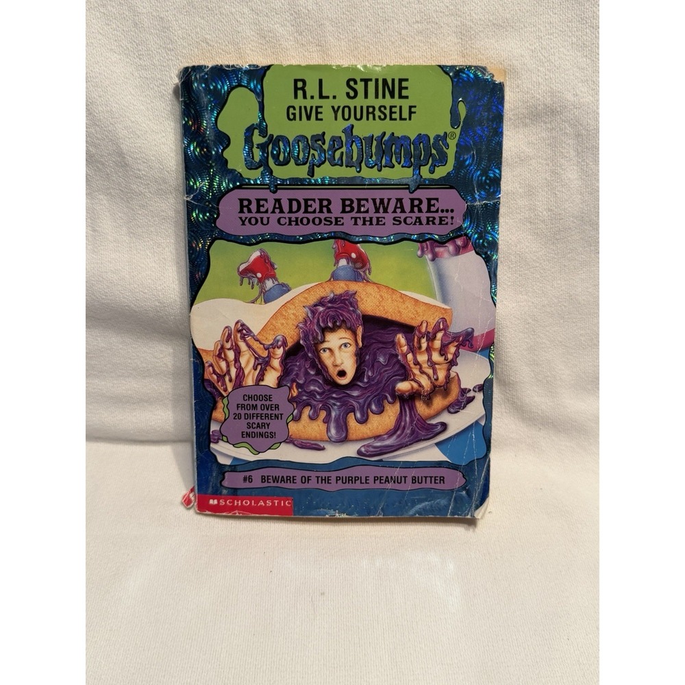 R.L. Stine Give Yourself Goosebumps #6 Beware of the Purple Peanut Butter 1996